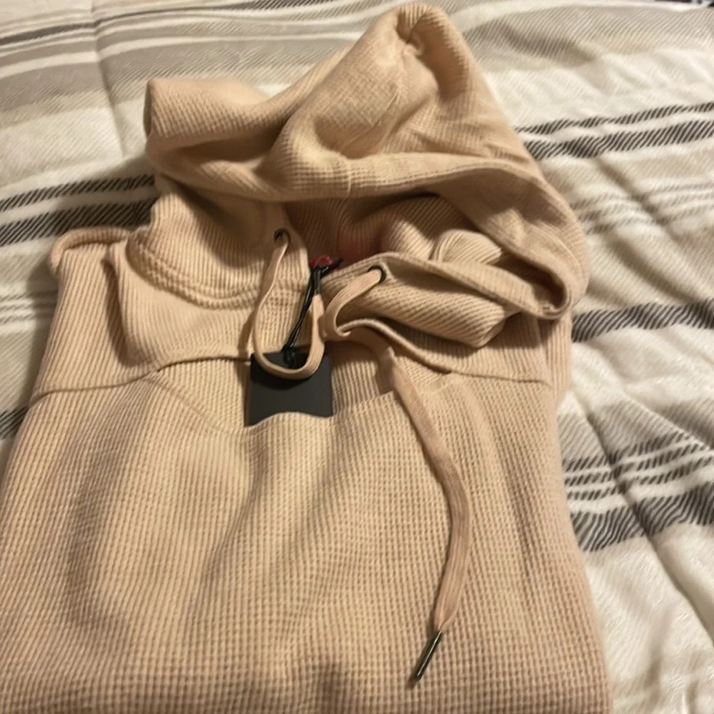 NWT n:PHILANTHROPY Blaire Waffle Knit Cut Out Sweatshirt XS‎ Party Festival Club - Picture 10 of 10